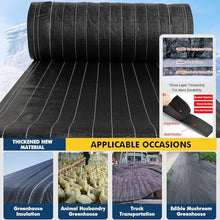ZFUCMAYL Greenhouse Insulated Blanket,Plant Covers Freeze Protection,L 700-1200cm Garden Greenhouse Cover,Suitable for Outdoor Plants(Only Includes Quilt)(300x800cm)
