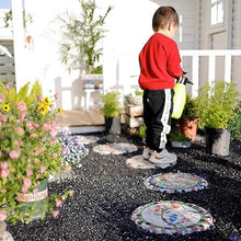 Etlegor Butterfly Stepping Stones Set, Outdoor Decorative Stone for Garden Cobblestone Funny Stepping Stone for Garden Outdoor Home Lawn Walkway Yard Decorations (Color : White, Size : 6PCS)