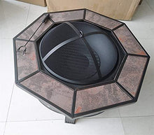 SLGGPJBU Fire Pits Outdoor Garden Wood-burning Fire Pit Bowl Barbecue Table, Backyard Patio Patio Lawn Garden Outdoor Fireplace Wood-burning Brazier