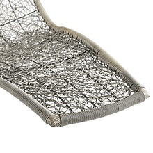 Modway Landscape Wicker Rattan Outdoor Patio Porch Chaise Lounge Swing Chair Set with Stand Light Gray Beige