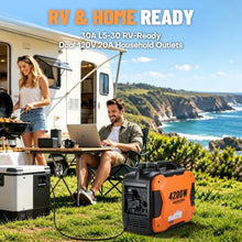 GENKINS 4200W Lightweight Inverter Generator for Home Use,Camping &RV