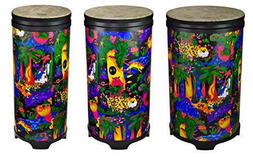 Remo Kids Percussion Tubanos Set of 3 Multicolor