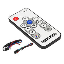 KICKER All-Weather Marine Media Center Receiver with 2x 6.5" LED Tower Speakers White