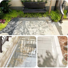 GJZDPMY Stainless Steel Drainage Channel System with Removable Cover for Indoor/Outdoor Use – Perfect for Showers Patios Gardens and Driveways