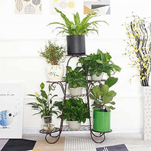 Flower Stand Indoor Multi-Story Flower Stand Rack Floor-Standing Living Room Balcony Flower Pot Shelves (Color : White-Patch Five-Pointed star4, Size (Onecolor