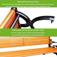 ERoomQ Outdoor GThe Bench,Outdoor Bench Patio Bench, Front Porch Furniture, Park Outdoor Benches, Square Chairs Patio Seating Area Benches (1.5m)
