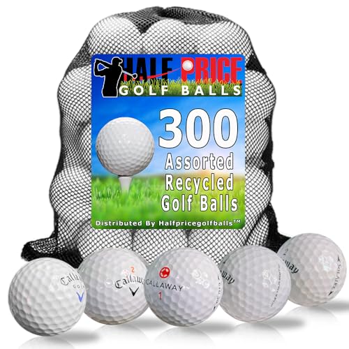 Halfpricegolfballs Recycled Callaway Golf Balls White Mix 300ct 5A/4A Grade