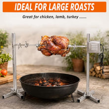 TBANVOO Rotisserie Roaster Grill Kit, Electric BBQ Rotisserie Stand