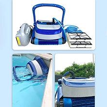 Automatic Robotic Pool Cleaner with Intelligent Navigation, 100 Mins Runtime & Dual Motors for Efficient Cleaning, Ideal for Pools up to 1200 ft2