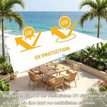 19x40 FT Outdoor Waterproof Rectangle Sun Shade Sail for Patio/Pool UV Protection Canopy Pergola Shade Cover