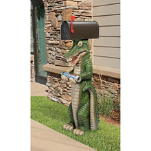 Design Toscano Postal Gator Mail Post Sleeve Statue 15"Wx15"Dx43"H 22 lbs