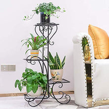 GHJUMKFDF Flower standPlant Stand, Plant Shelves, Flower Stand, 4 Tier Indoor Plant Stand, Flower Pot Shelf, Iron Stand, Tiered Outdoor Display Plant Holder, Flower Stand