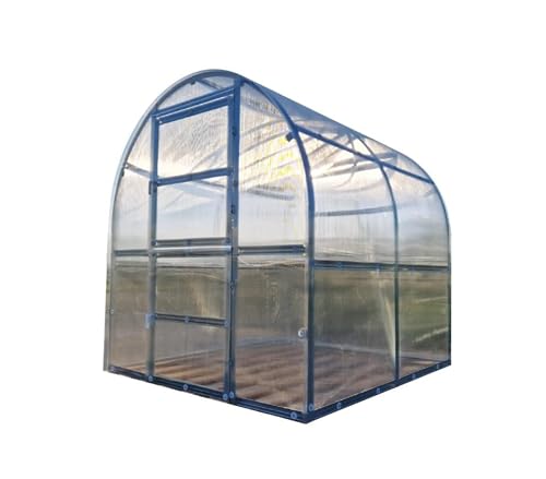 Baumera Small Greenhouse for Outdoors - Walk in Greenhouse Kit - Geenhouse 6.5x13 - Durable Backyard Greenhouse, Easy Assembly & Heavy Snow Load Greenhouse Polycarbonate - Invest in Your Dream Garden