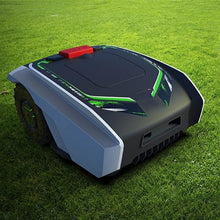 Robotic Lawnmower AutoCharging Self-Propelled 19cm Cut Width and 20-60mm Cutting Heights Robot Lawn Mower with Battery for Lawns up to1500m² Include Garage