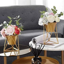 MIIKHI Plant standPlant Stand, Large Metal Potted Plant Stand Display Shelf, Outdoor Plant Stand, Sturdy Plant Shelf, Flower Pot Rack, Gold