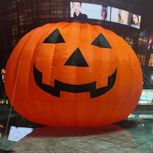 HOAELOS Inflatable Halloween Giant Pumpkin 26 Feet Outdoor Decoration