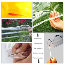 Outdoor Curtains,Yellow Transparent Tarpaulin Side Panels,with Zipper Door,0.3mm PVC Waterproof Clear Tarp Curtains,with Grommets,Pergola Gazebo Patio Rain Curtains,2Zips-3.5×2.1m(11.5 * 6.9ft)