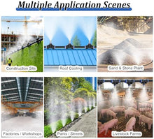 Drip Irrigation System Automatic Heat Dissipstion Sprinkler System for Street, Site Fence/Garden Watering Drip Irrigation Kit, Cooling Spray Equipment for Farm Factory