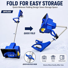 Snow Blower Cordless, Electric Snow Shovel Battery Powered