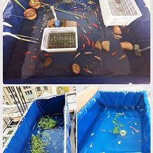 Fish Pond,Aquarium Pool Pond,Ponds,Canvas Fish Tank With Grommets,Foldable Emergency Water Storage Pool,Portable Koi Pond,Large Aquaculture Pool,for Emergency Water Supply And Drought Resistanc ( Colo