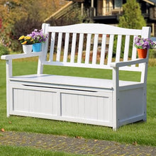 TBLOTYD Weatherproof Outdoor Storage Bench with Backrest & Armrests - Stylish Garden Seating for Balcony, Deck, Yard & Patio - Green Color, Perfect for Outdoor Spaces