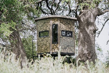 MUDDY Muddy Bull Box Blind with Tower Base, Steel Wall Construction, Cracked Mud Camo Multi