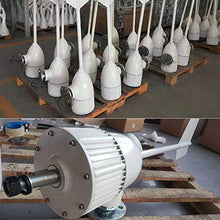 NINILADY 2000W Horizontal Wind Turbine with Hybrid Controller Inverter 24v 48v 96v Wind Generator Free Energy (48V, with Hybrid MPPT Controller)