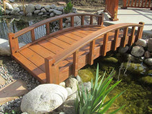 SamsGazebos 6' Treated Moon Bridge Brown