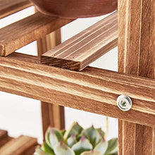 ZOCWJK Plant standFlower Stand Home Decor Solid Wood Flower Rack Living Room Balcony Multi-Tier Floor Flower Pot Rack Indoor,