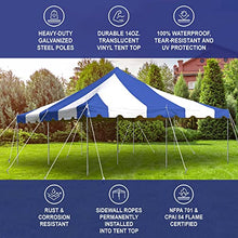 Party Tents Direct 20' x 30' Replacement Weekender Pole Tent Top Blue