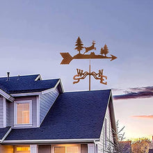 Weathervanes for Roofs Cast Iron Metal Weather Vane Vintage Hollow Wind Direction Indicator for Outdoor Garden Farm Gazebo Paddock Decoration Wind Vane (Style 5) (Style 1)