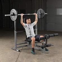 Body-Solid Olympic Combo Bench with Preacher Curl and LAT Pulldown Black