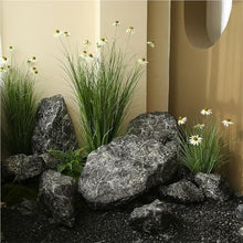 Leewertyu Non-Hollow Fake Stone, Artificial Landscape Rocks, Decorative Fake Rock, Fiberglass Faux Stone for Outdoor, Garden, Patio Decoration(20.9 * 33.5in)