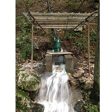 ZHOZHUT 8KW Hydro Generator Single-Phase 230V / Three-Phase 400V Hydroelectric Generator Automatic Voltage Stabilization Leakage Protection All-Copper Wire Tilt-Type Water Turbine Generator,8kw,230V