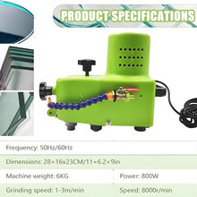 New Small Glass Edger - Electric Glass Edging Machine, DIY Glass Art Corner Grinding Edging Machine, Grind Out Round Beveled Corner Guide/Splayed Edges and Other Shapes 8mm