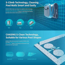 WZUOPG Fully Automatic Robotic Pool Cleanser, 90 ° Wall Climbing Pool Vacuum Cleaner with Application Control, 6 L Super Large Filter Filter Baskets, for Pool On/on The Ground