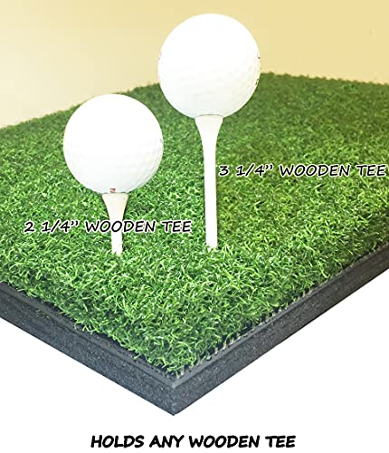PREMIUM PRO TURF Commercial Golf Practice Mat 5'x5' Ultra Heavy Duty