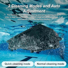 Solar Powered Cordless Robotic Pool Cleaner, with Dual Charging, 2 Speed, Auto Obstacle Avoidance and Escape Function, Automatic Skimmer Robot