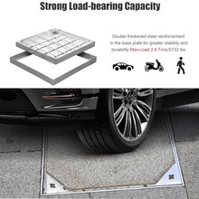 WXPWAMZ 304 Stainless Steel FInspect CoverAccess Lid for Septic Tan with Lift HookMetal Cover for Patios and Paving (70 x 80 cm)