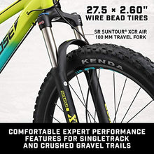Mongoose Tyax Expert Adult Mountain Bike 27.5-Inch Yellow/Teal