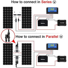200W 300W 400W 600W 800W Solar Panel Kit with 40A Charge Controller, 18V Flexible Monocrystalline Solar Panel for 12-24V Battery Charging, Car Battery, Caravan,