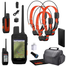 Garmin Alpha 300i Handheld Dog Tracking & Training System Bundle with 3X TT25 Collars Black
