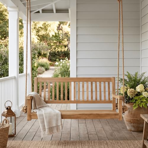 East Green Fairmont Grade-A Teak Porch Swing (4 Foot)