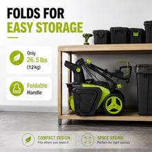 Electric Snow Removal Machine, Hand Push Snow Sweeper, Multi Scenario Commercial and Household Snow Removal Machine, Rechargeable Battery for cyclic use 2-Battery
