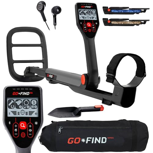 Minelab GO-FIND 66 Metal Detector with GO-FIND Black Carry Bag for Transport