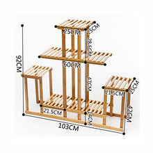 MIIKHI Plant Stands,Baoo Flower Stand,Indoor Balcony Flower Stand,Multilayer Multi Purpose Rack Three Dimensional Flower Standnishings