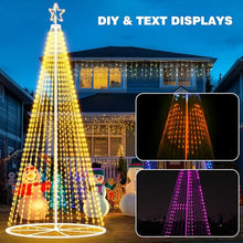 Curoee Christmas Light Show Set, 20ft Prelit Christmas Tree, Smart Snowflake Lights, LED Christmas Lights App Control & Music Sync for Party Wedding Christmas Decorations Gifts