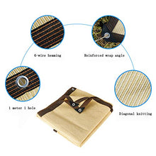 ASDQWER Shade Net Shade Cloth Beige Rectangle Sun Shade Sail-Block UV Resistant Heavy Duty -with Grommets Easier to Hang,for Plant Cover, Greenhouse, Barn Or Kennel,20 * 20m(65.62 * 65.62ft)