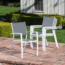 Hanover Del Mar 7-Piece Outdoor Dining Set Gray/White