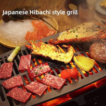 Charcoal Grill Outdoor - Small Portable Charcoal Grill, 100% Cast Iron, Japanese Tabletop Camping Grill